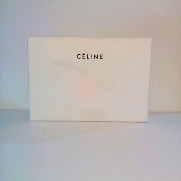 CÉLINE NEW 7.5 BLACK POINTED TOE LEATHER HEELS w BOX pumps womens - Picture 13 of 16